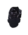 Satin lined wig cap for moisture retention, good for all hair types (4 pack black)