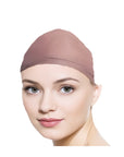 Satin lined wig cap/ wig cap with satin/ cap for moisture( Brown)