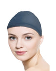 Satin lined wig cap for moisture retention, good for all hair types (4 pack black)